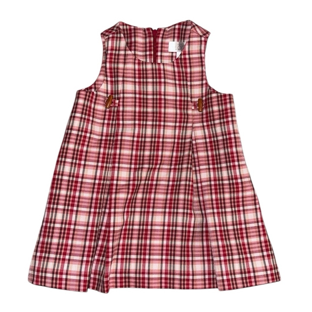 Ann Taylor Loft Toddler Plaid Jumper Dress